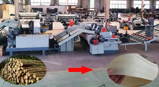 Rotary peeling Production Line