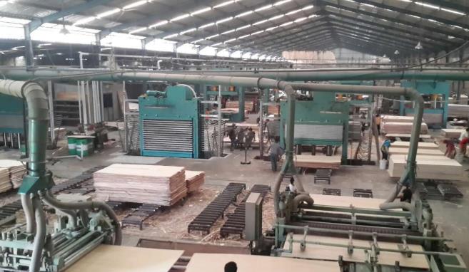 Plywood hot press paramters