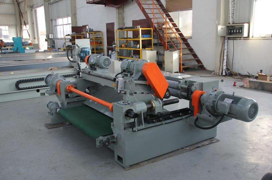 plywood machinery veneer peeling machine order come from customer